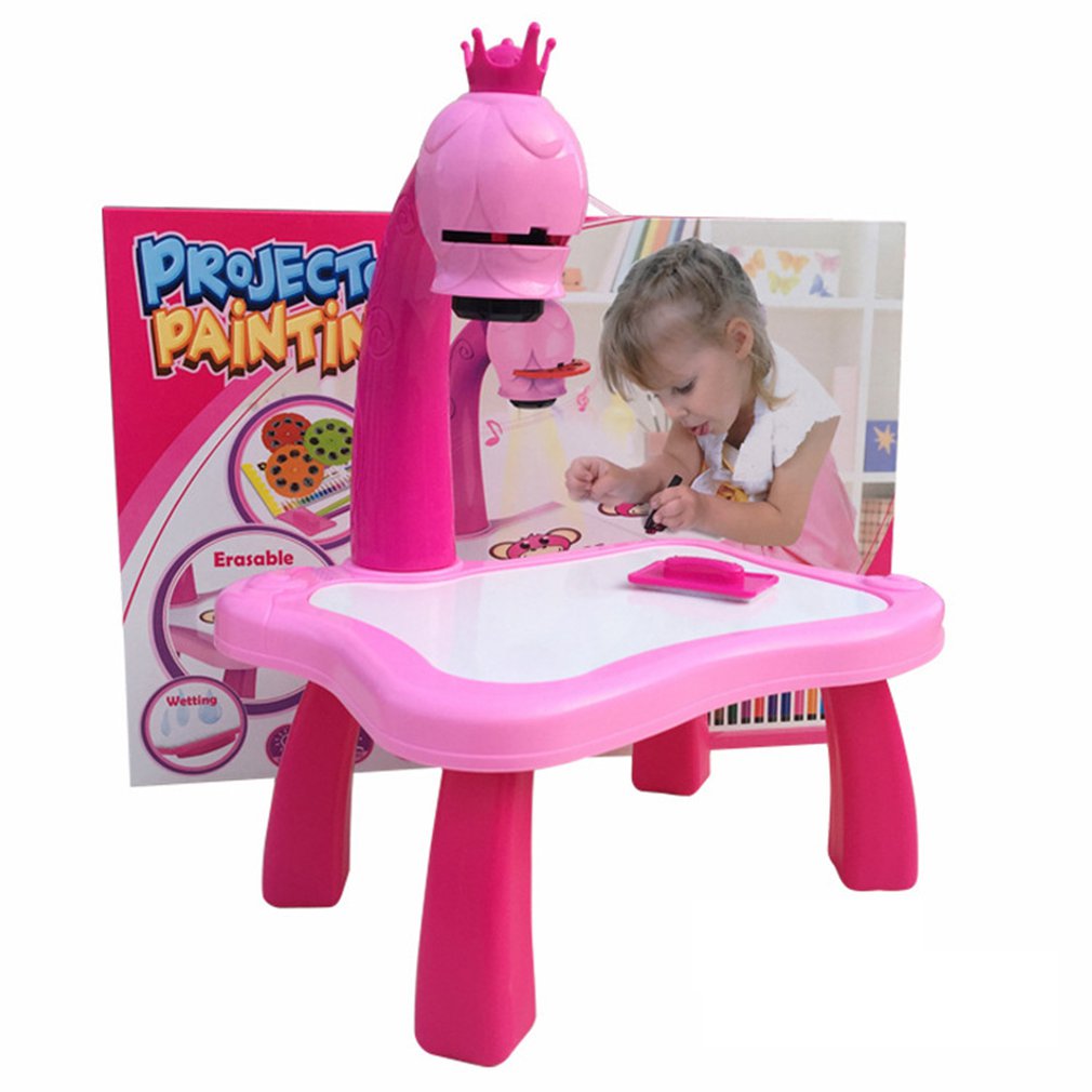 Kids Learning Painting Table With Light Music Smar..